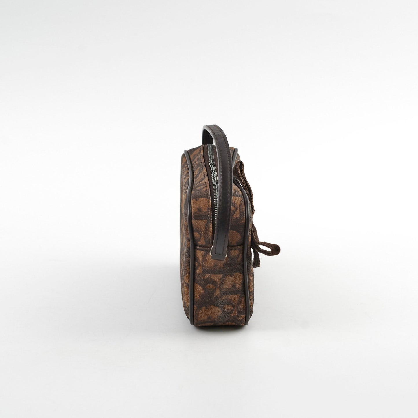 Christian Dior Oblique Mini Brown Pouch 2005