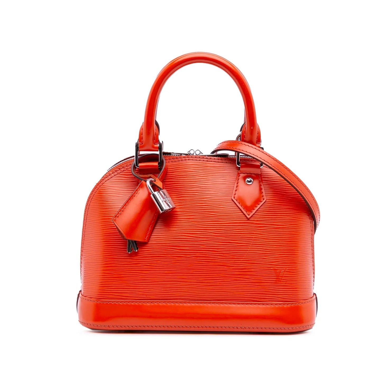 Orange Louis Vuitton Epi Alma BB Satchel