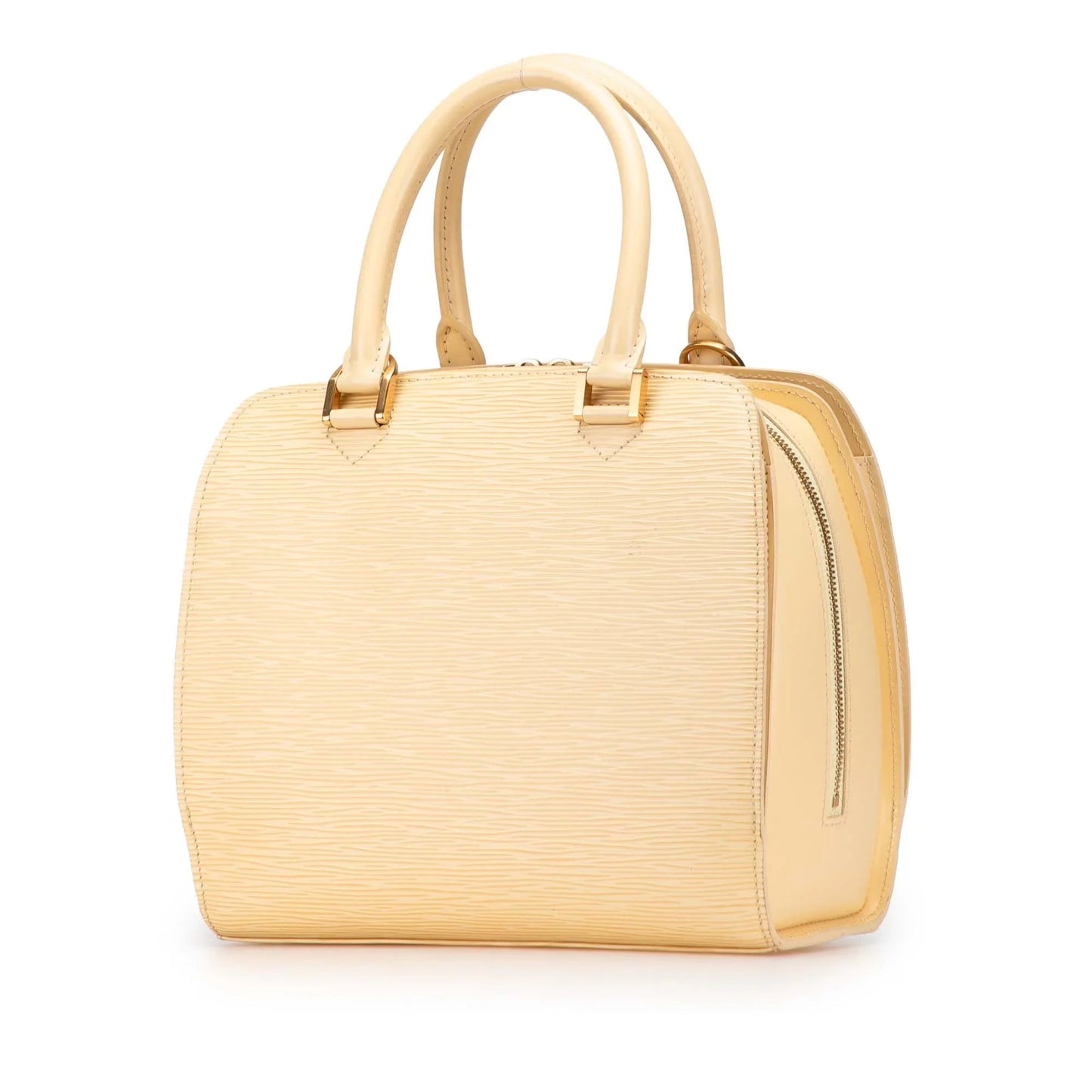 Yellow Louis Vuitton Epi Pont Neuf PM Handbag