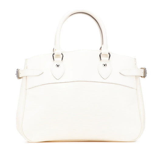 White Louis Vuitton Epi Passy PM Handbag