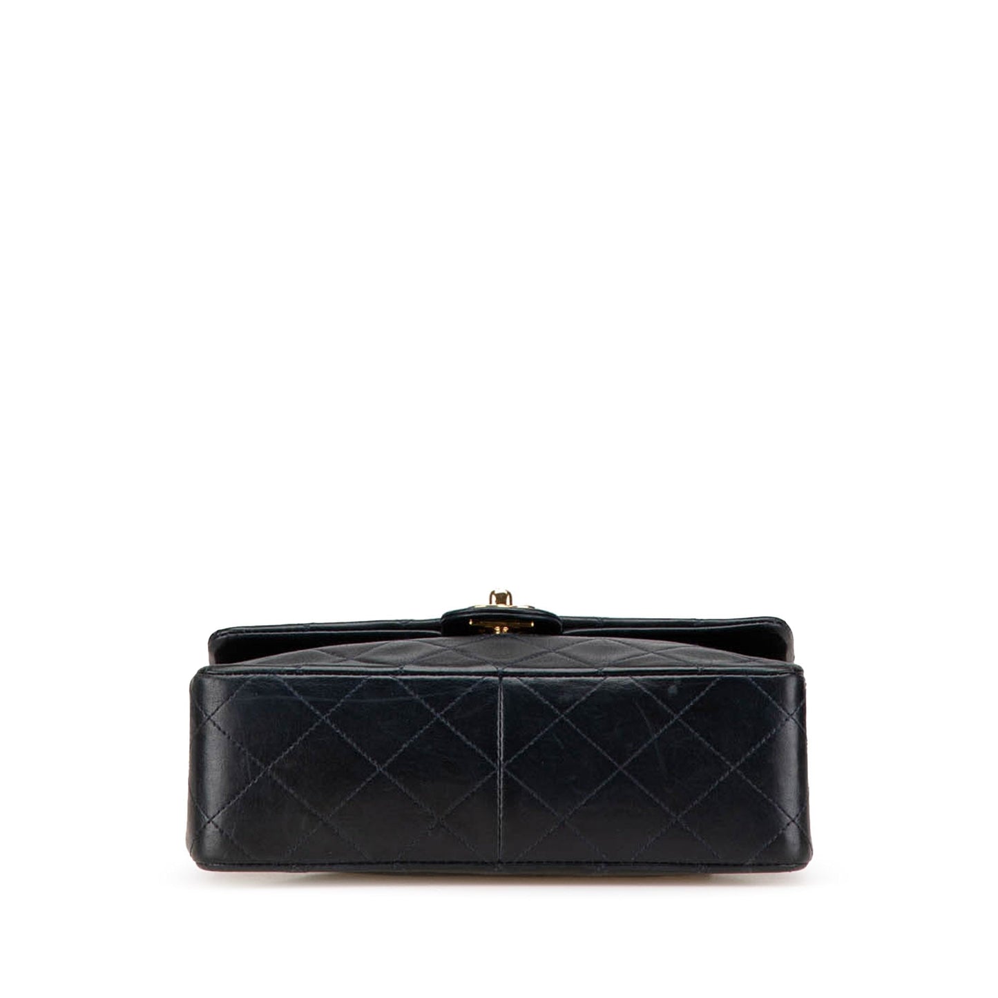 Black Chanel Mini Classic Lambskin Single Flap Crossbody Bag