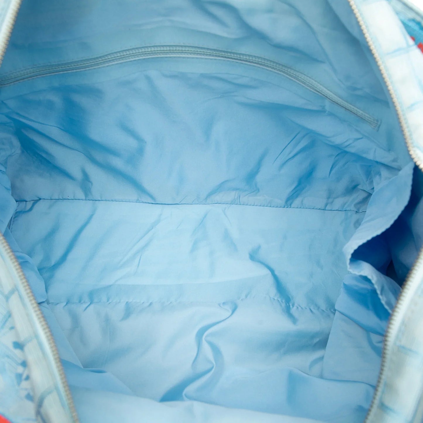 Blue Chanel New Travel Line Nylon Tote