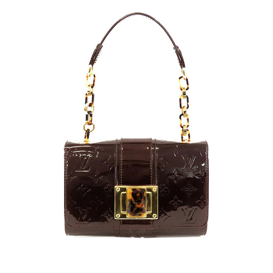 Purple Louis Vuitton Monogram Vernis Vermont Avenue Handbag