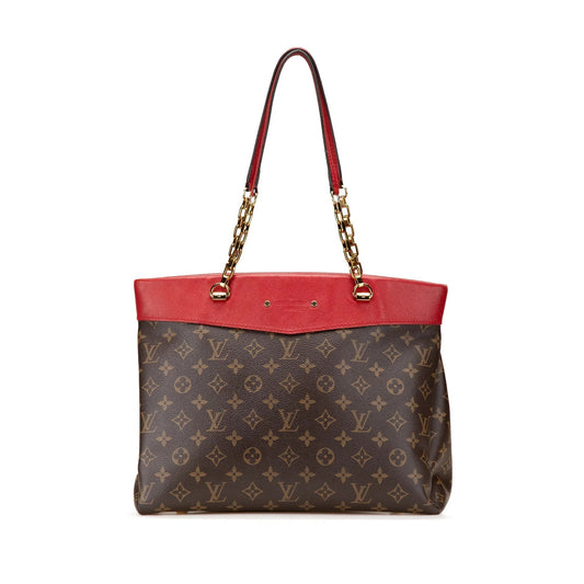 Brown Louis Vuitton Monogram Pallas Shopper Tote Bag