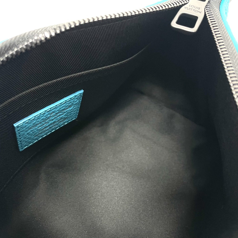 LOUIS VUITTON Shoulder Bag M55925 Monogram Ann Platt Leather blue Monogram Ann Platt Triangle Messenger