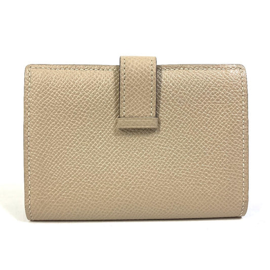 HERMES Card Case Epsom beige Two fold Bean mini unisex(Unisex)  d