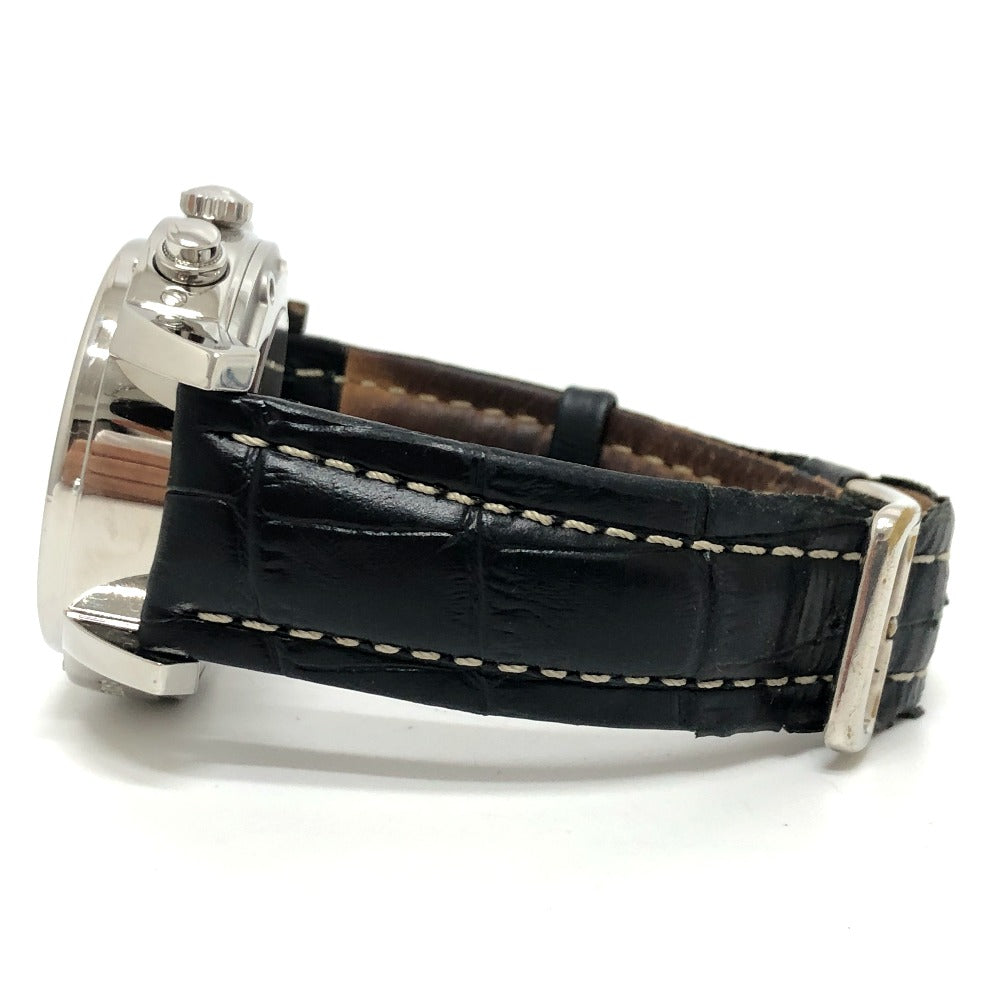 HERMES Watches Mechanical Automatic CP1.910 Stainless Steel Silver Clipper Chrono white dial mens  d