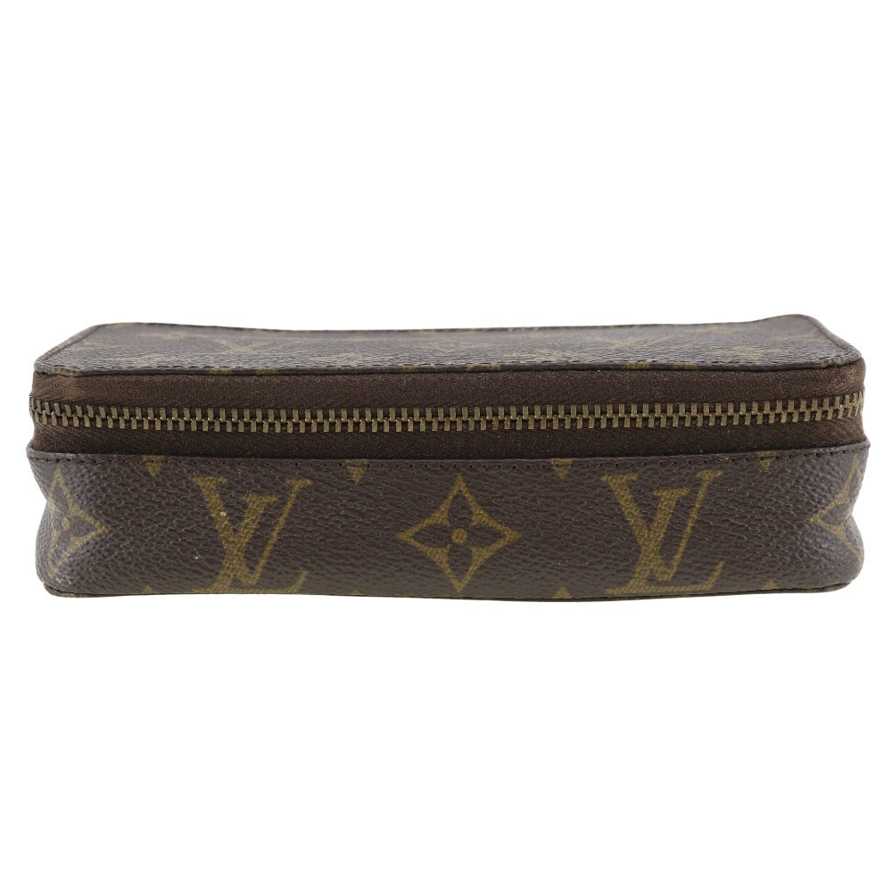 LOUIS VUITTON Pouch M47352 Monogram canvas Brown Jewelry case posh monte carlo Women(Unisex)