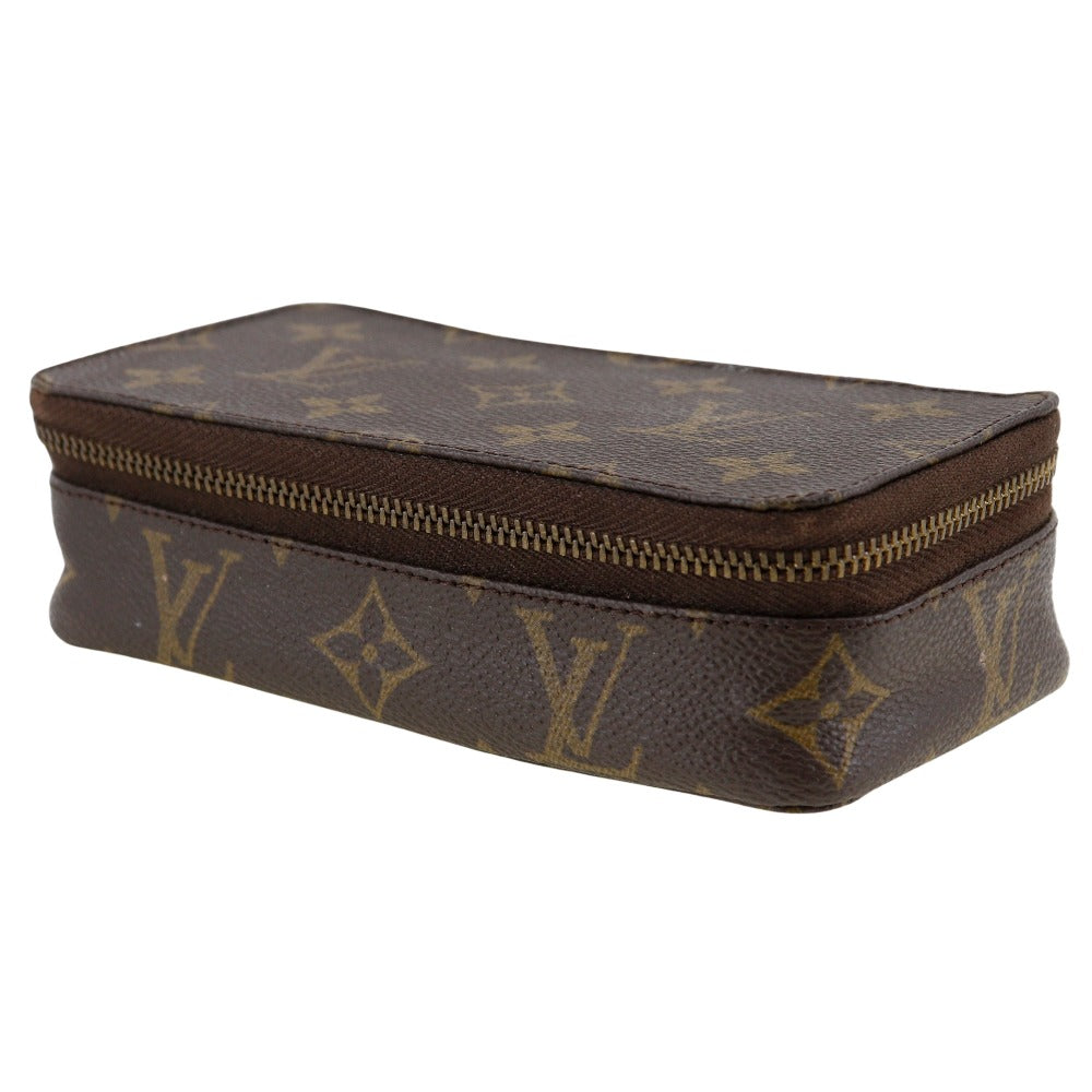 LOUIS VUITTON Pouch M47352 Monogram canvas Brown Jewelry case posh monte carlo Women(Unisex)