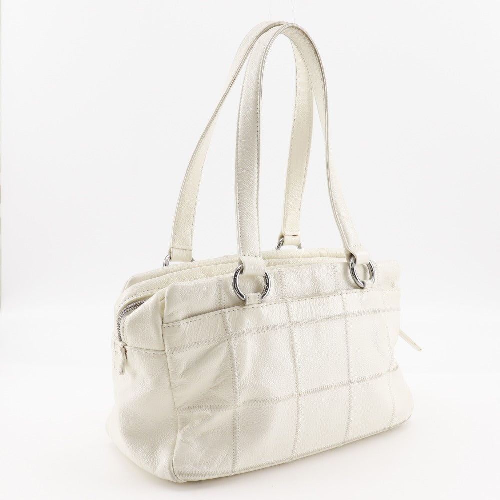 Chanel Choco Bar Caviar Skin 2way Tote Bag
