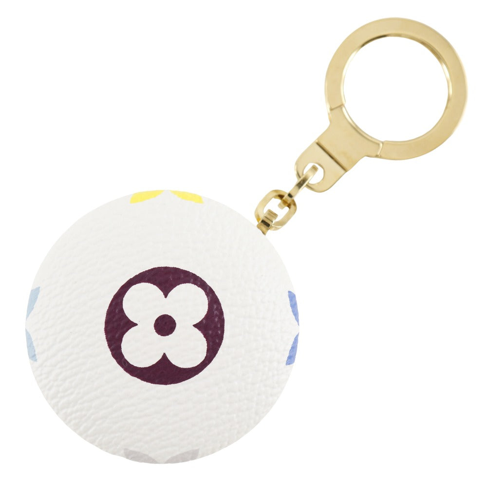 LOUIS VUITTON charm M51911 Monogram Multicolor, Plated Gold White key ring With light Astropill Women  d