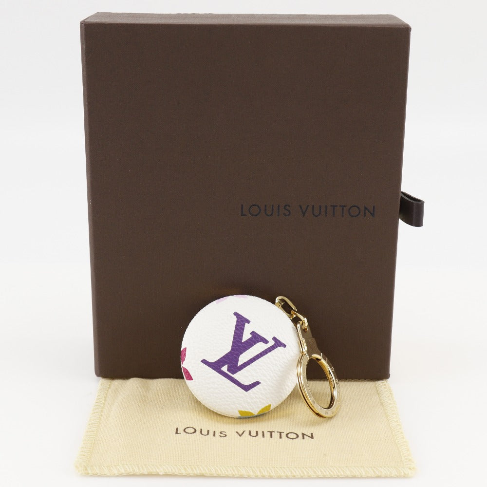 LOUIS VUITTON charm M51911 Monogram Multicolor, Plated Gold White key ring With light Astropill Women  d