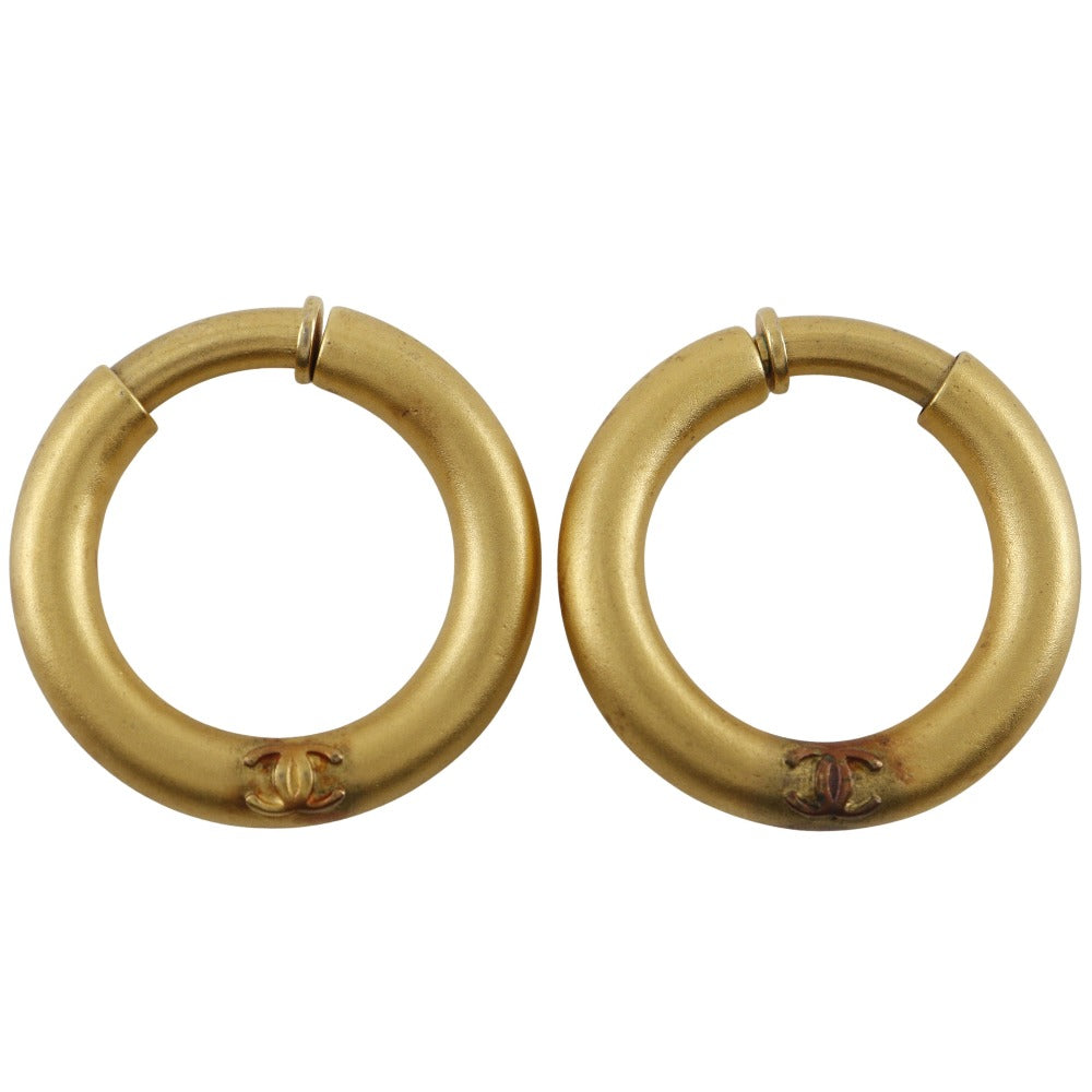 Chanel Coco Mark Loop Earrings
