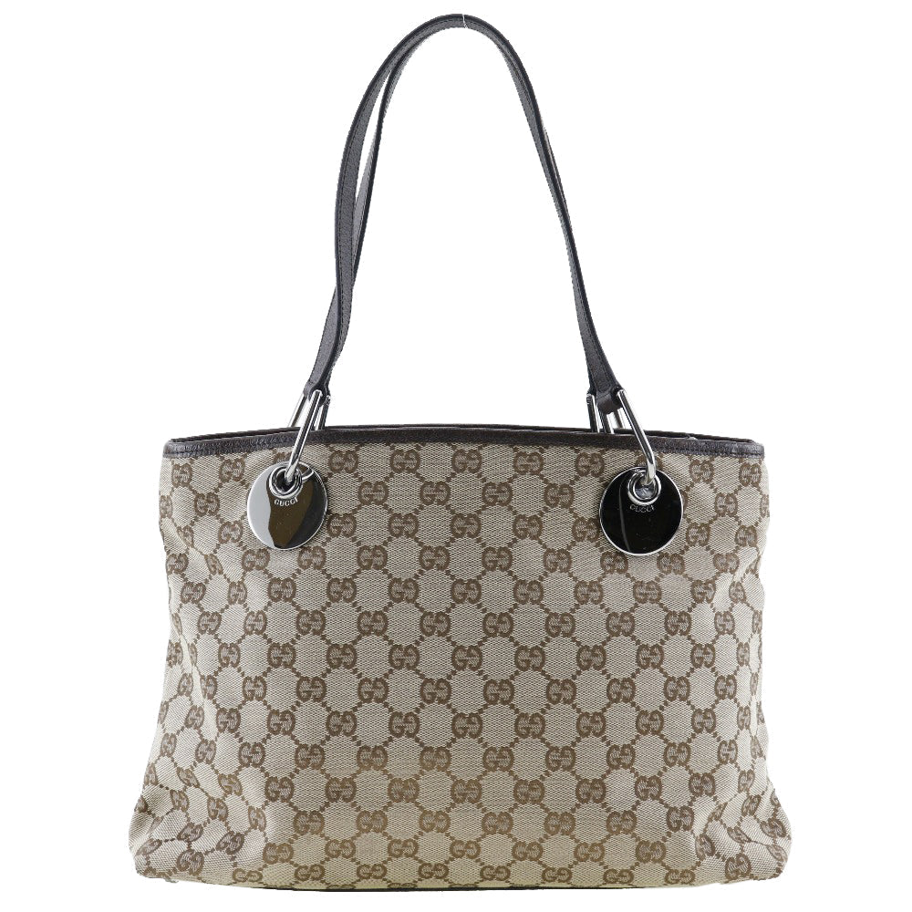 GUCCI Tote Bag 120837 GG canvas Brown Women