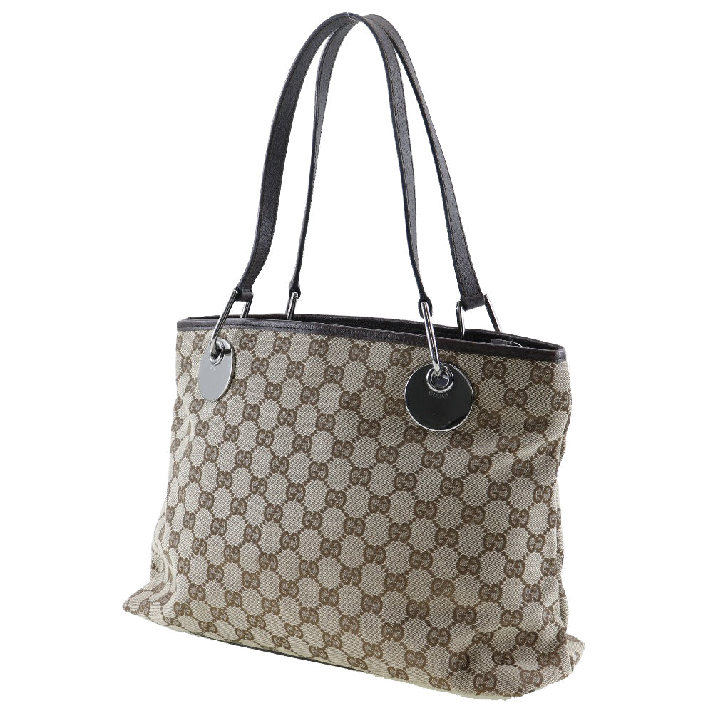 GUCCI Tote Bag 120837 GG canvas Brown Women