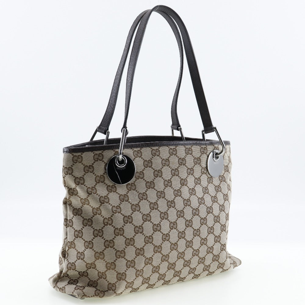 GUCCI Tote Bag 120837 GG canvas Brown Women