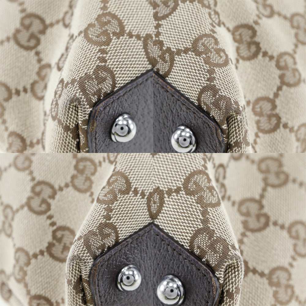 GUCCI Tote Bag 120837 GG canvas Brown Women