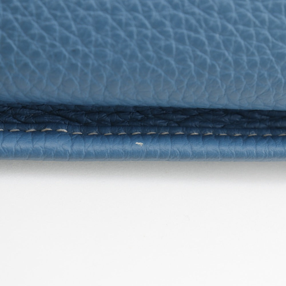 HERMES Shoulder Bag Taurillon Clemence light blue Evelyn 3PM Women  d