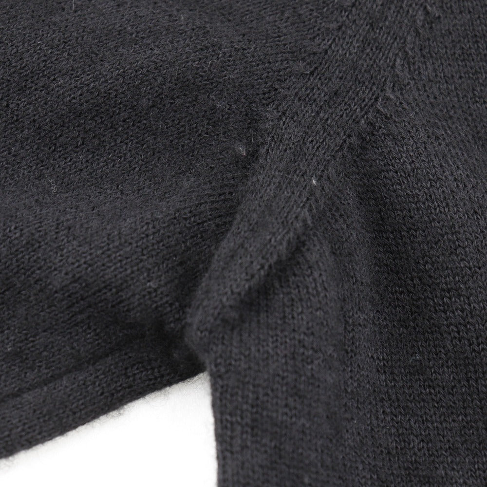HERMES cardigan Cashmere, Cotton black Zip up Women ‚k  d