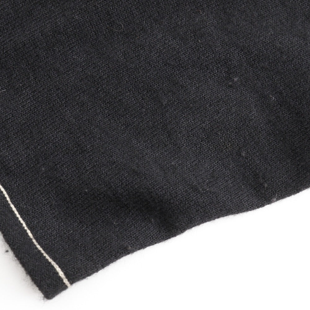 HERMES cardigan Cashmere, Cotton black Zip up Women ‚k  d
