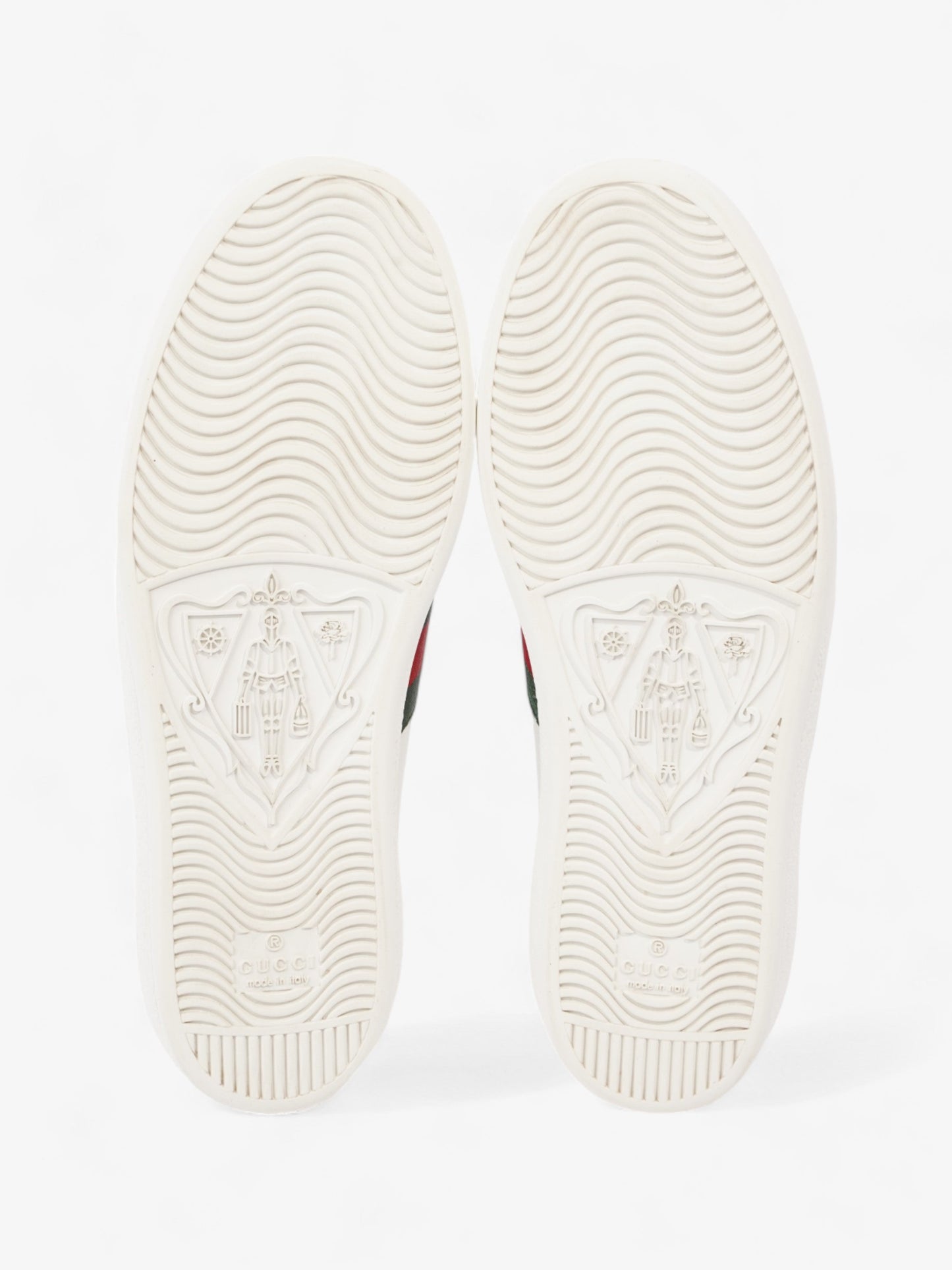 Gucci Bee Ace White / Green / Red Leather EU 37 UK 4