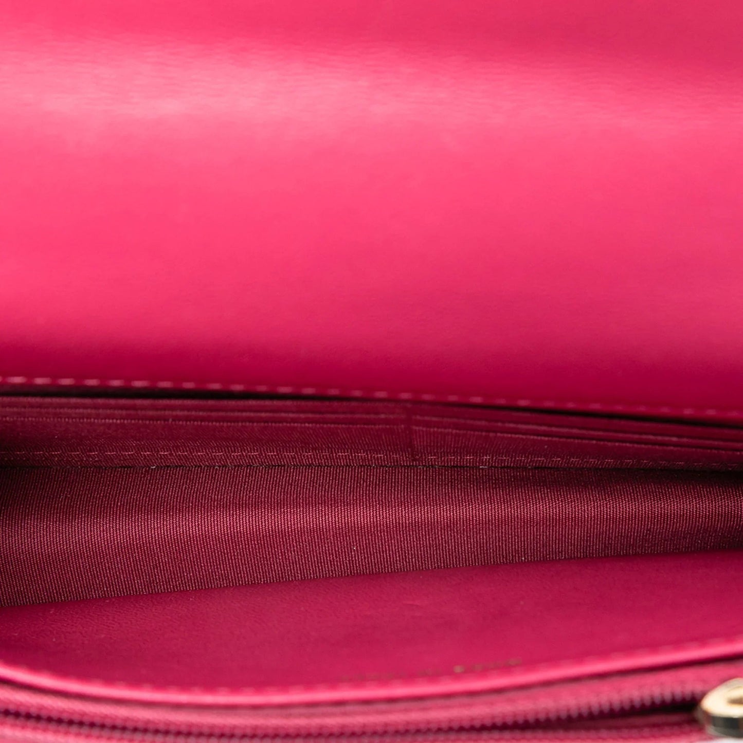 Pink Chanel Chevron Lambskin Trendy CC Chain Wallet on Chain Crossbody Bag