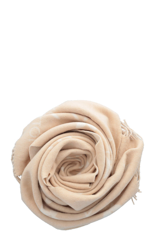 LOUIS VUITTON Scarf Cashmere Beige