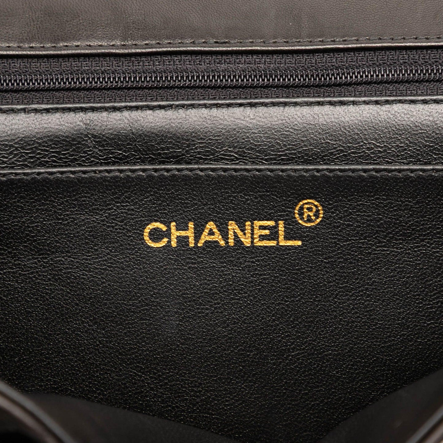 Black Chanel Jumbo Classic Lambskin Single Flap Shoulder Bag