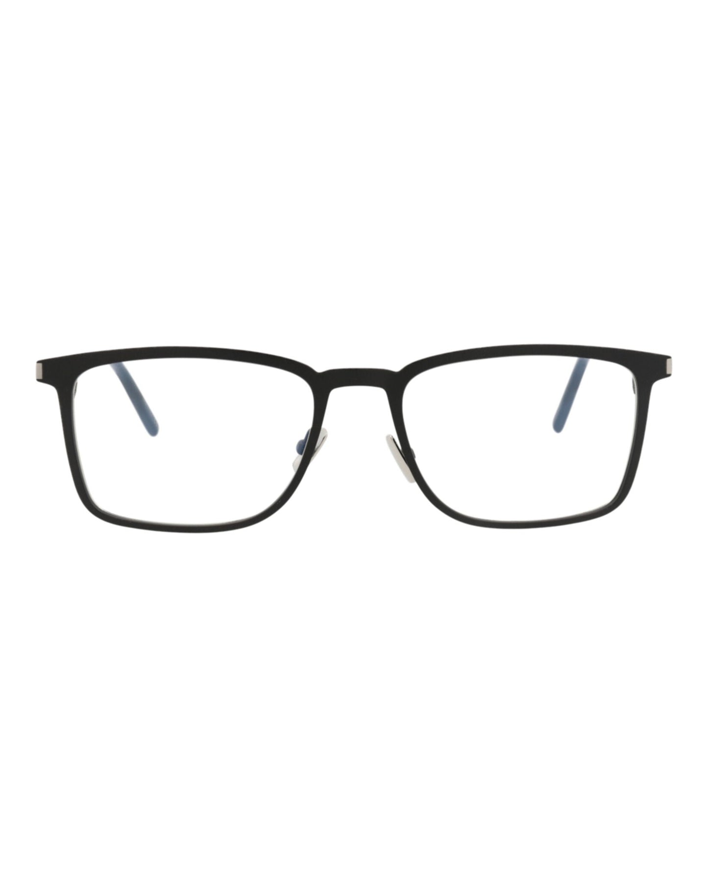 Saint Laurent Mens Square/Rectangle Black Black Transparent Fashion Designer Eyewear