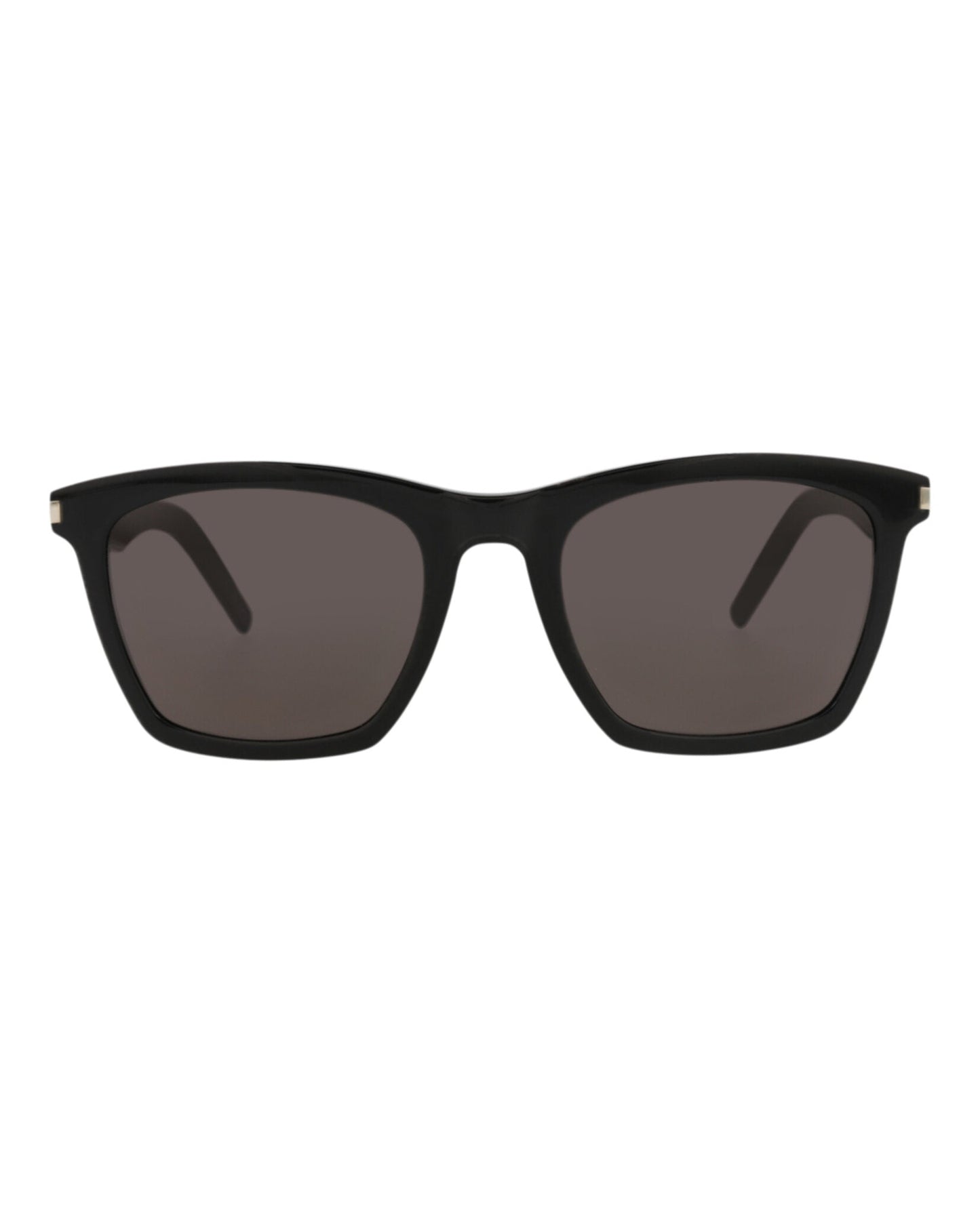 Saint Laurent Mens Square/Rectangle Black Black Grey Fashion Designer Eyewear