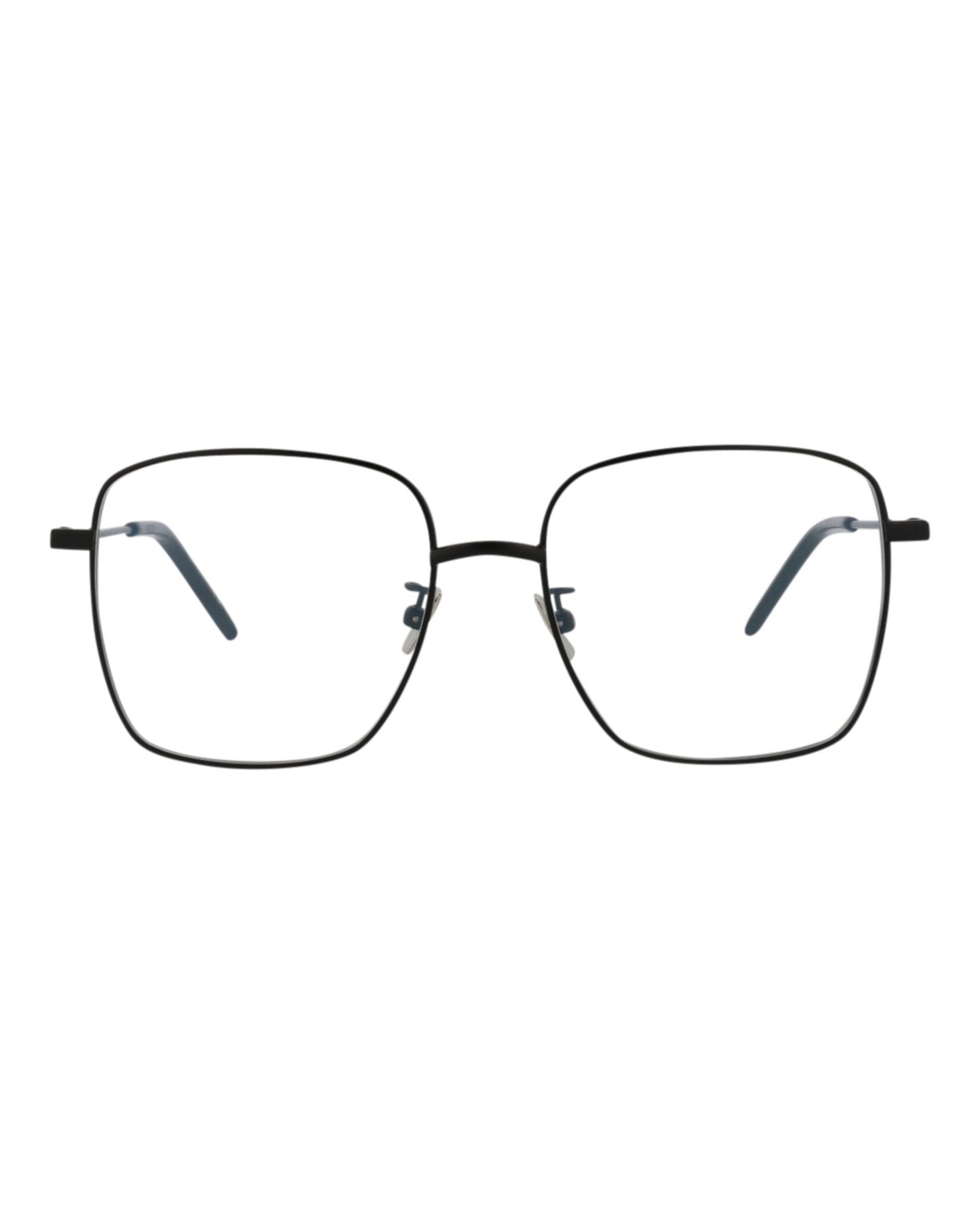 Saint Laurent Womens Square/Rectangle Black Black Transparent Fashion Designer Eyewear