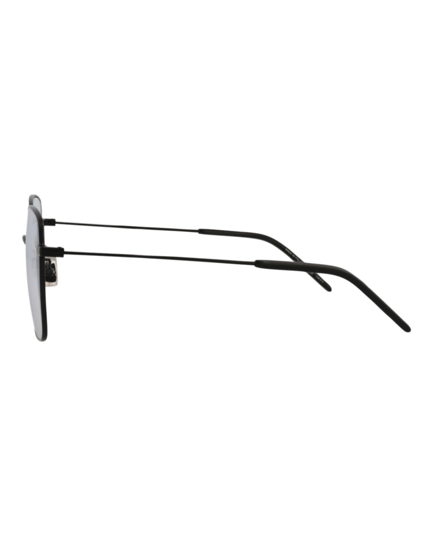 Saint Laurent Womens Square/Rectangle Black Black Transparent Fashion Designer Eyewear