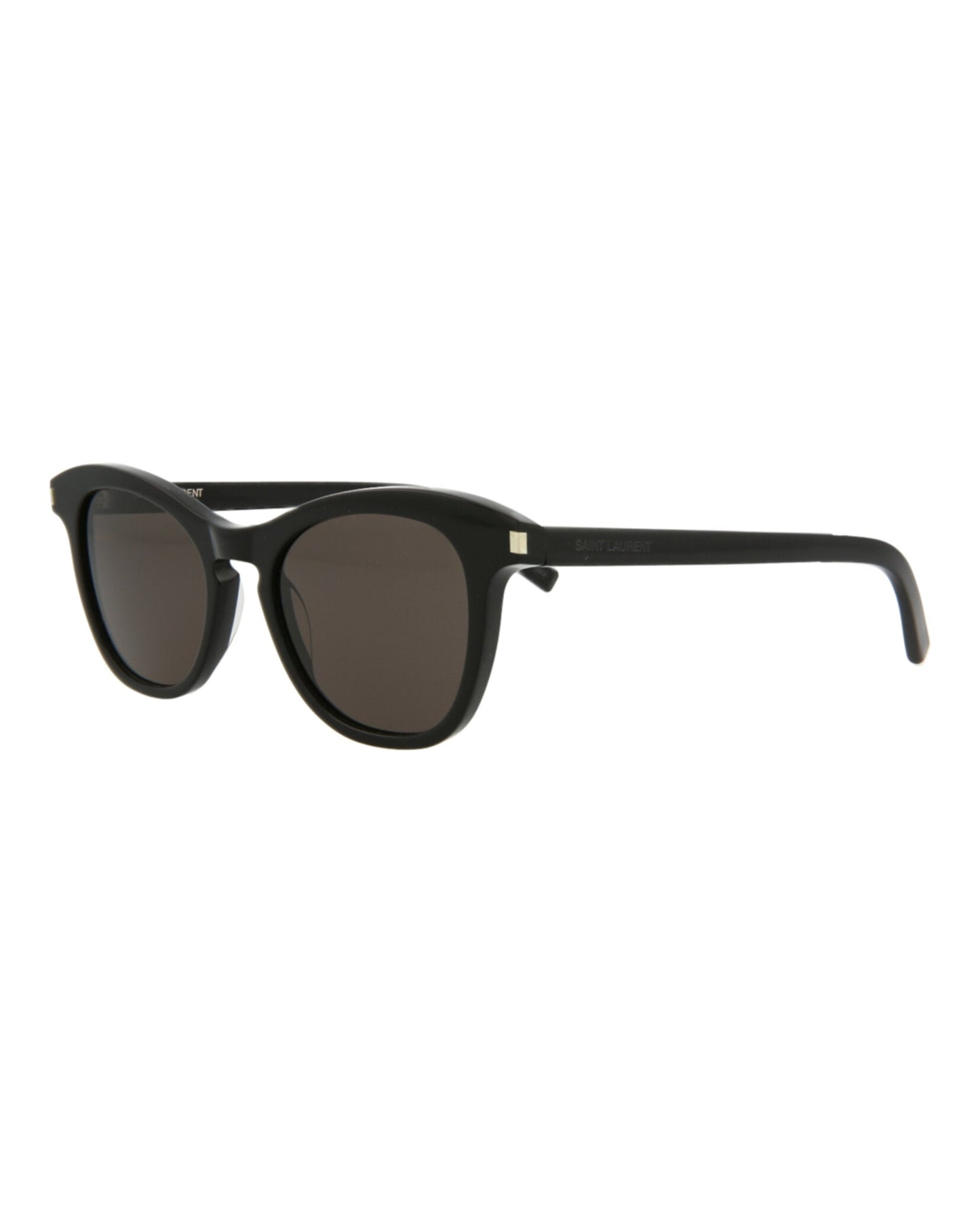 Saint Laurent Unisex Cat Eye Black Black Black Fashion Designer Eyewear