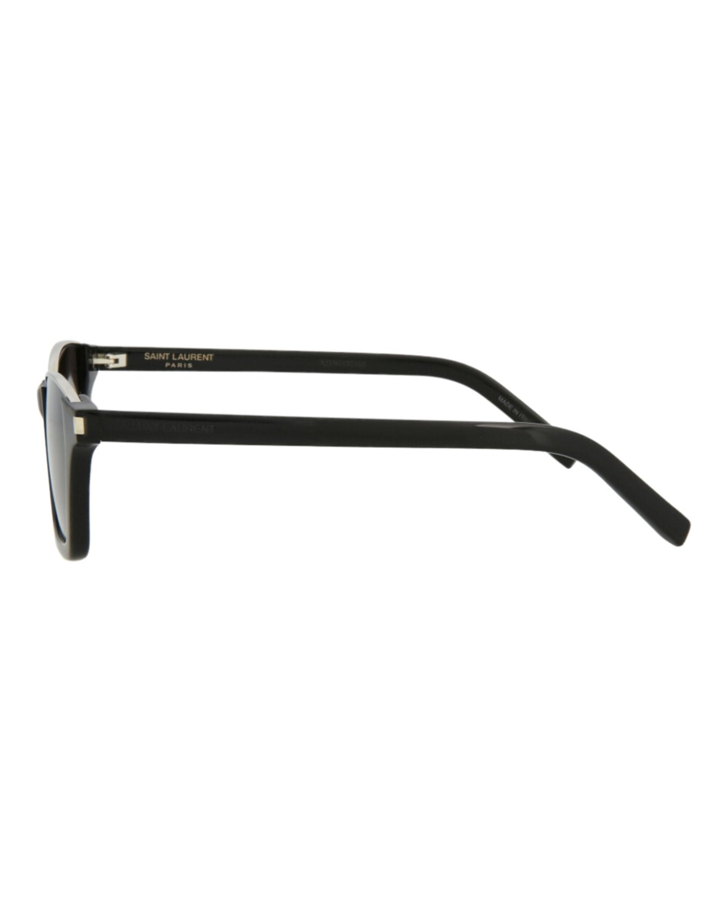 Saint Laurent Unisex Square/Rectangle Black Black Black Fashion Designer Eyewear