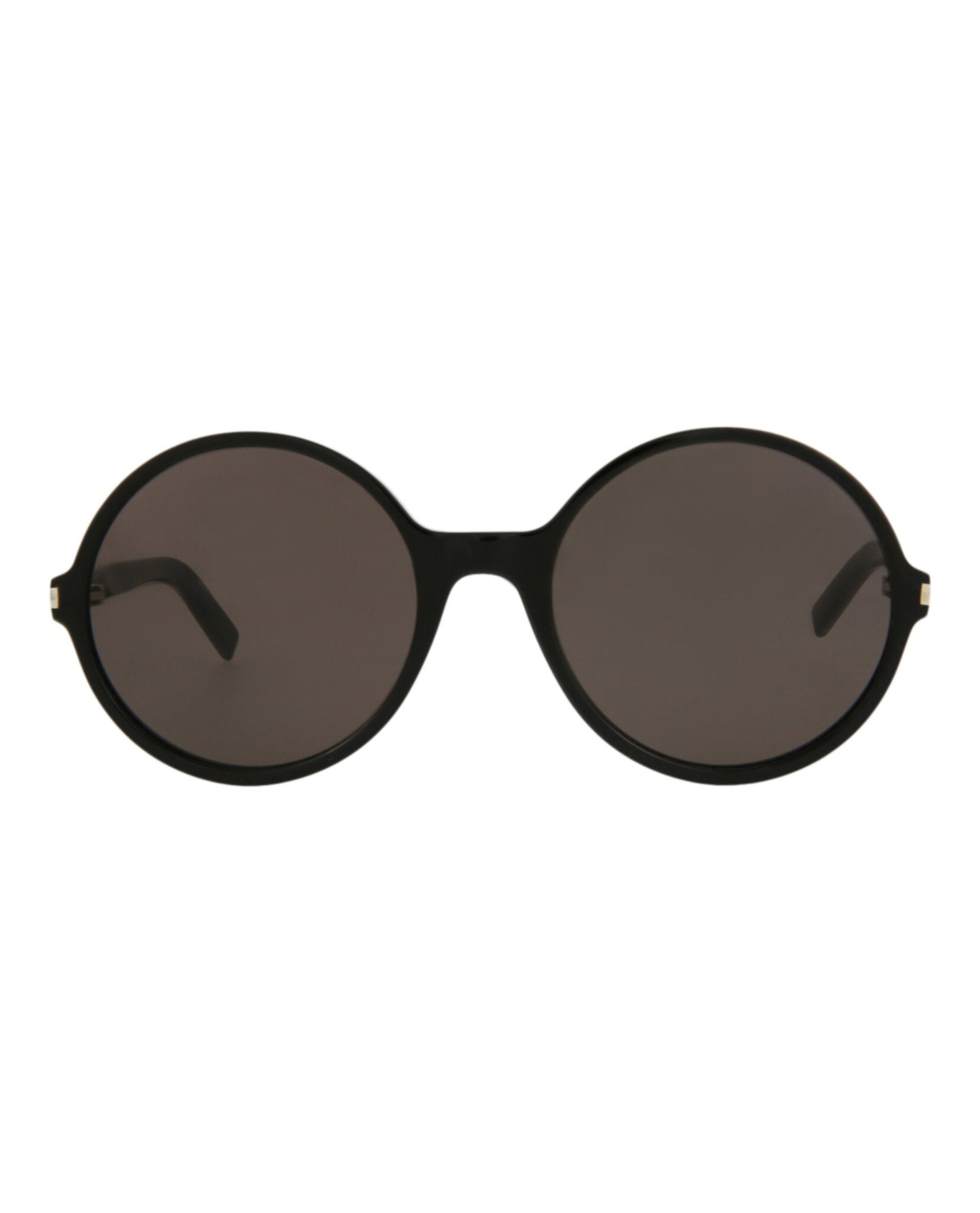 Saint Laurent Womens Round/Oval Black Black Black Fashion Designer Eyewear