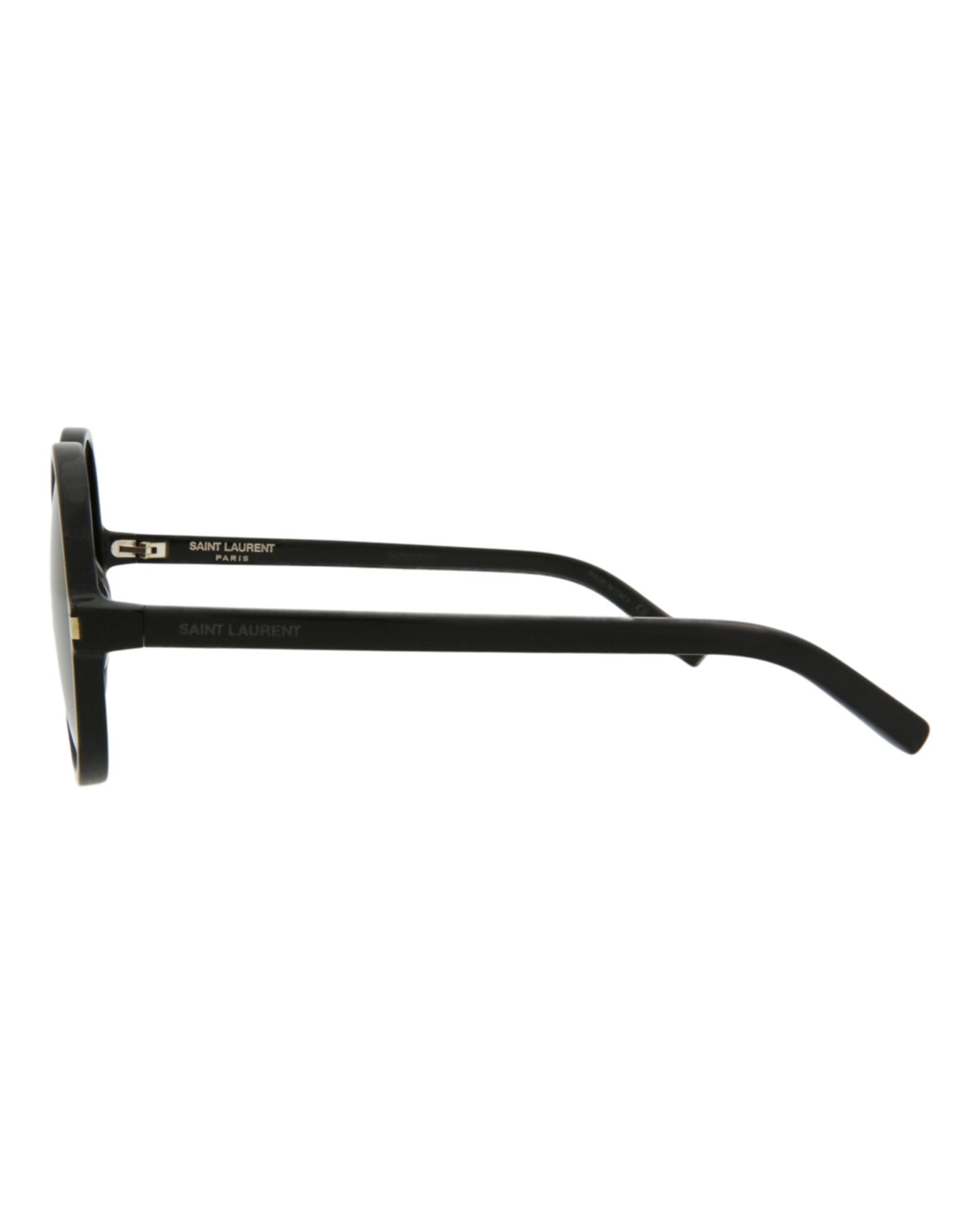 Saint Laurent Womens Round/Oval Black Black Black Fashion Designer Eyewear