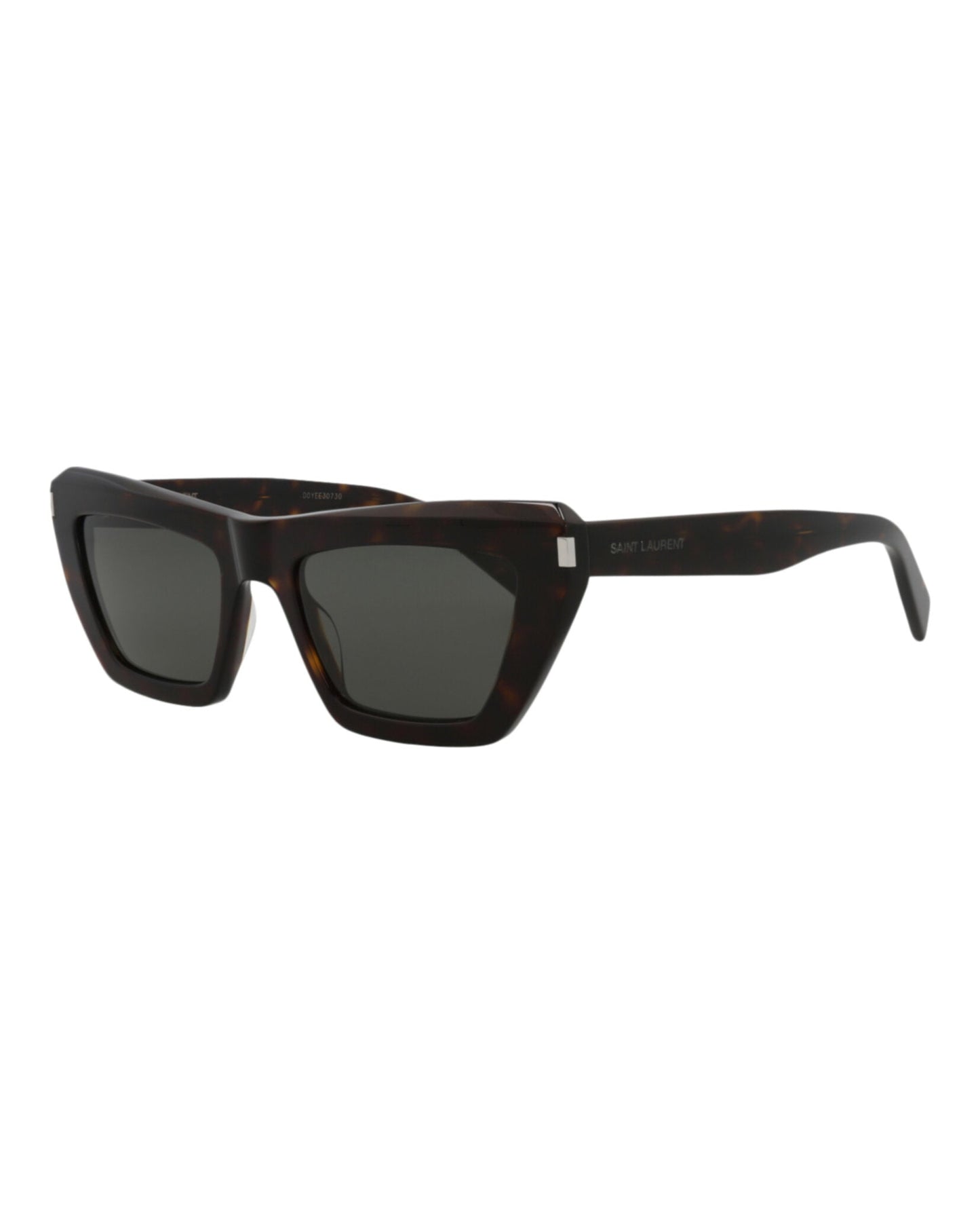 Saint Laurent Womens Square/Rectangle Havana Havana Grey Fashion Designer Eyewear