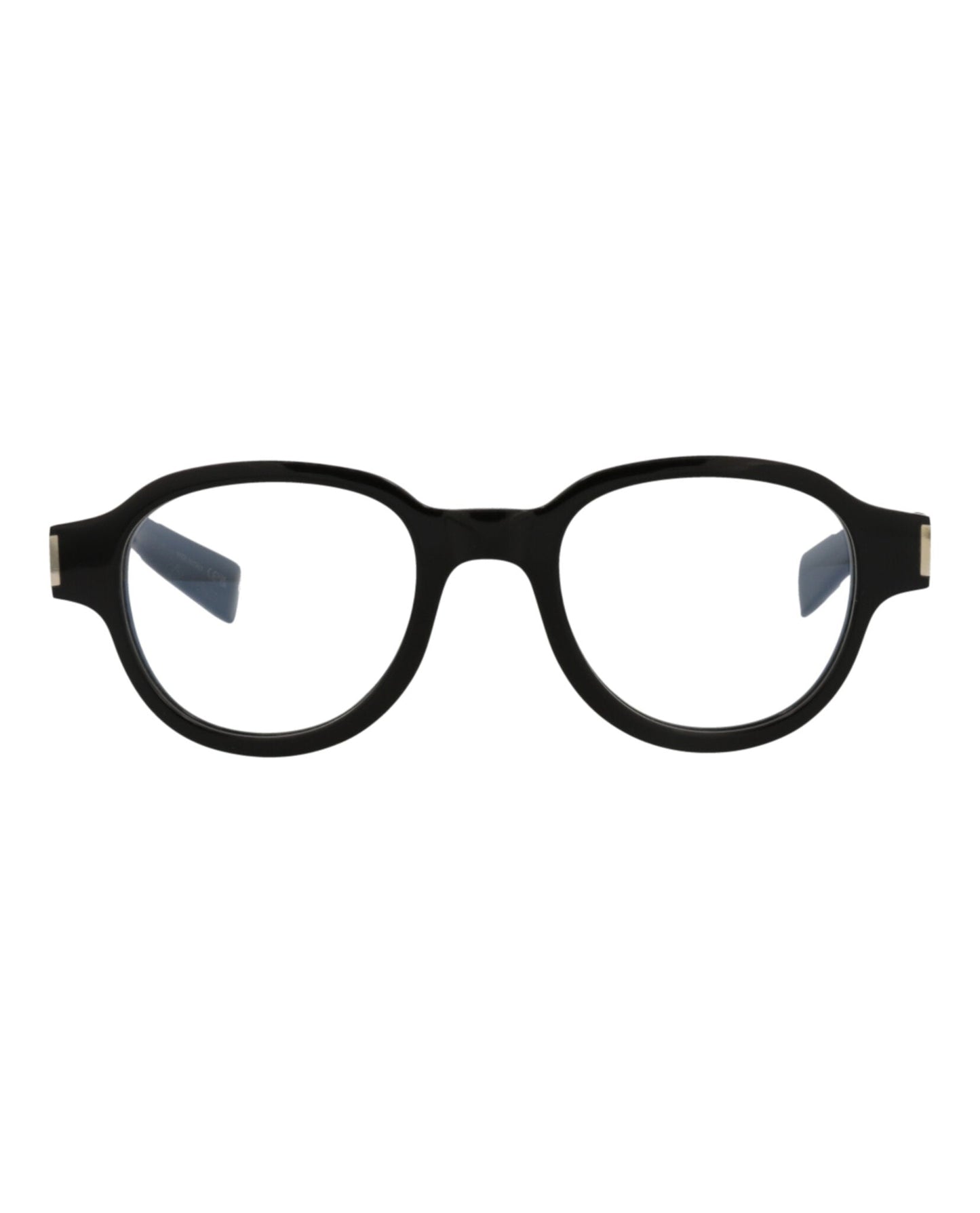 Saint Laurent Unisex Round/Oval Black Black Black Fashion Designer Eyewear