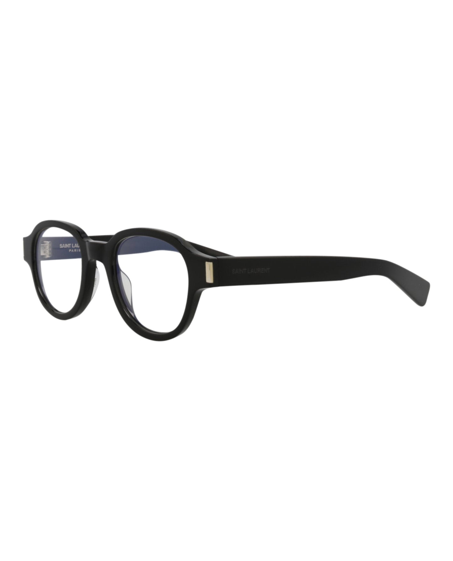 Saint Laurent Unisex Round/Oval Black Black Black Fashion Designer Eyewear