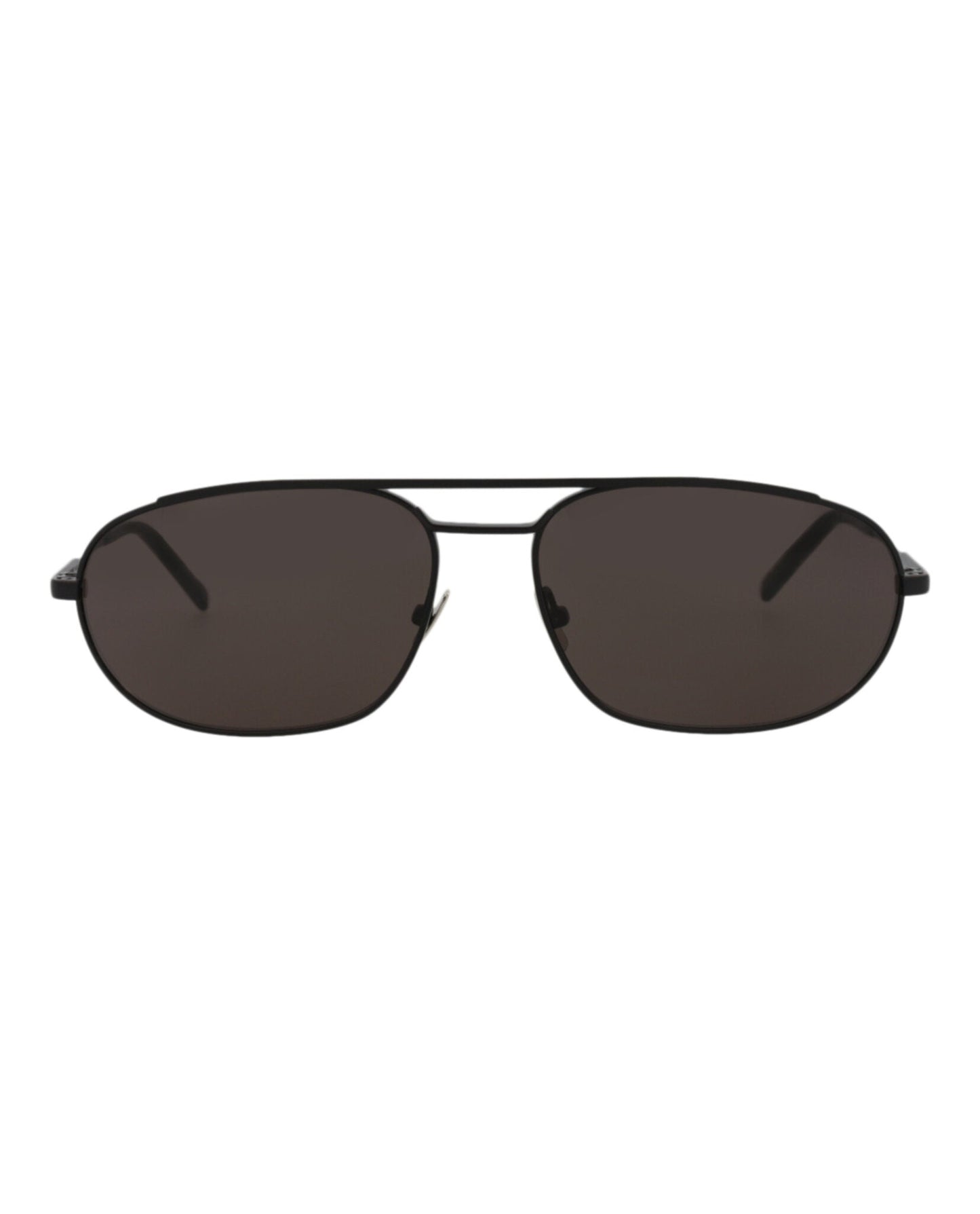 Saint Laurent Mens Round/Oval Black Black Black Fashion Designer Eyewear