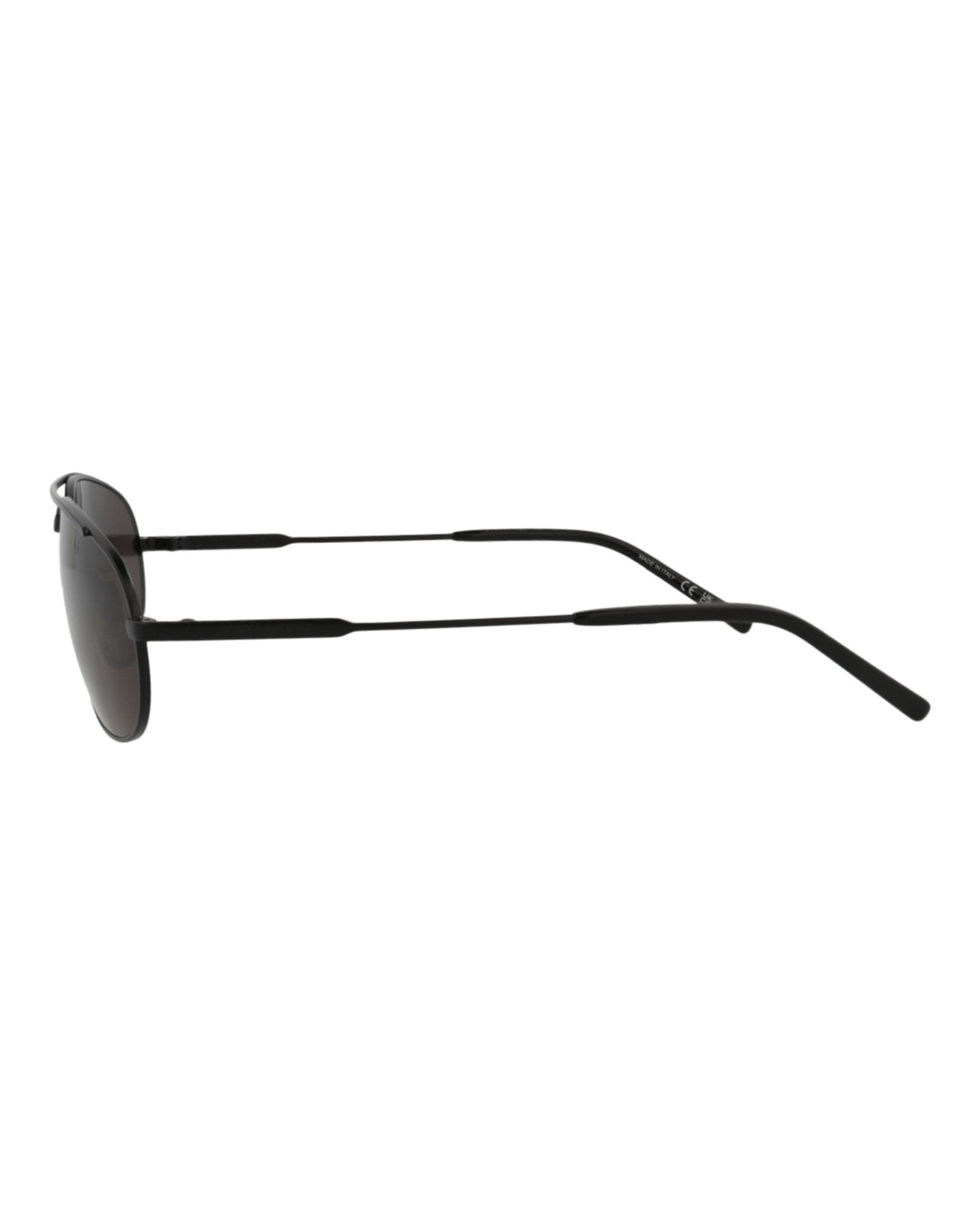 Saint Laurent Mens Round/Oval Black Black Black Fashion Designer Eyewear
