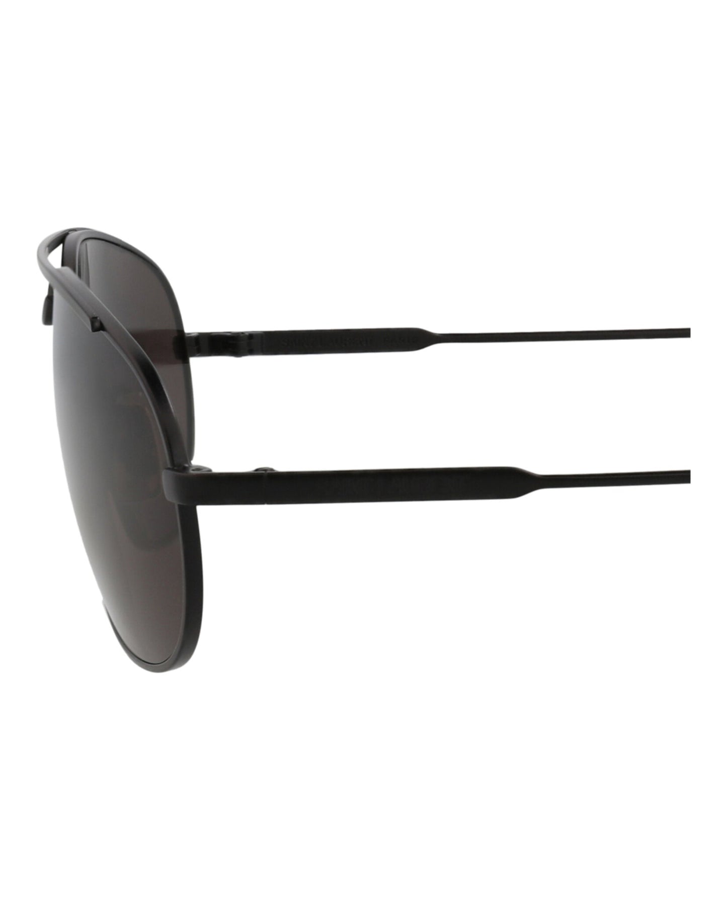 Saint Laurent Mens Round/Oval Black Black Black Fashion Designer Eyewear
