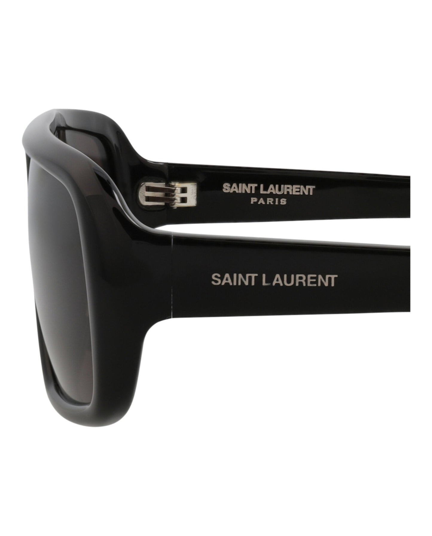 Saint Laurent Womens Aviator Black Black Black Fashion Designer Eyewear