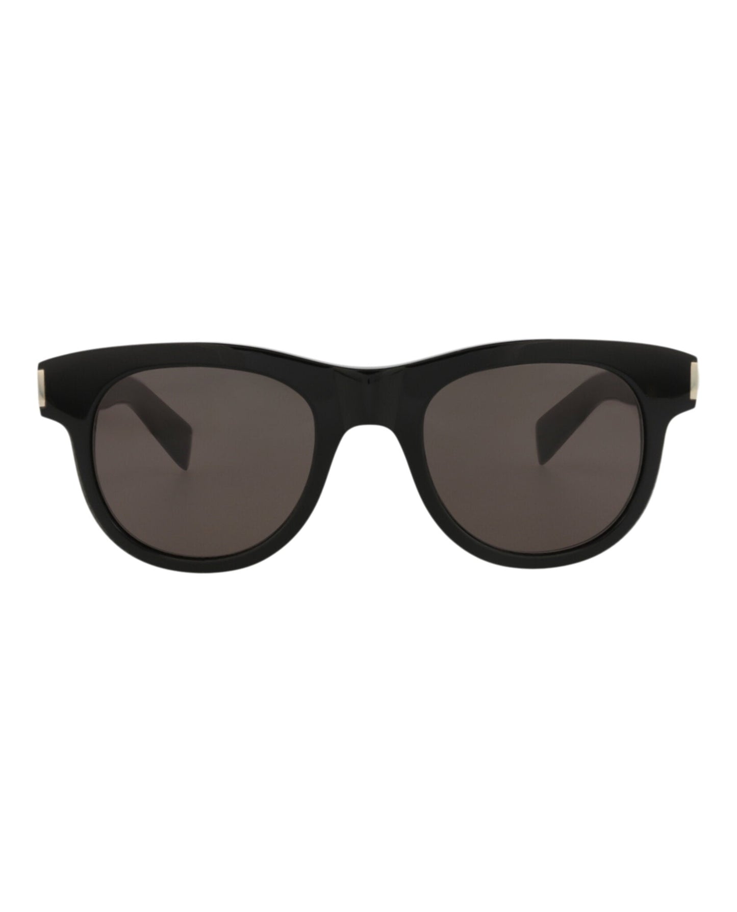 Saint Laurent Unisex Round/Oval Black Black Black Fashion Designer Eyewear