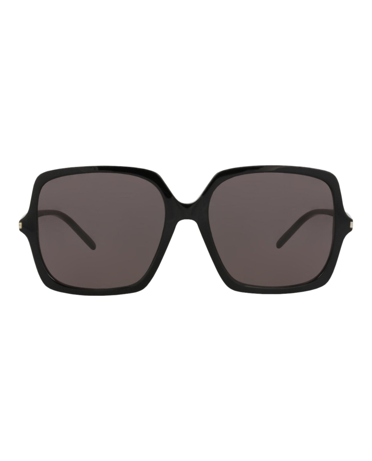 Saint Laurent Womens Square/Rectangle Black Black Black Fashion Designer Eyewear