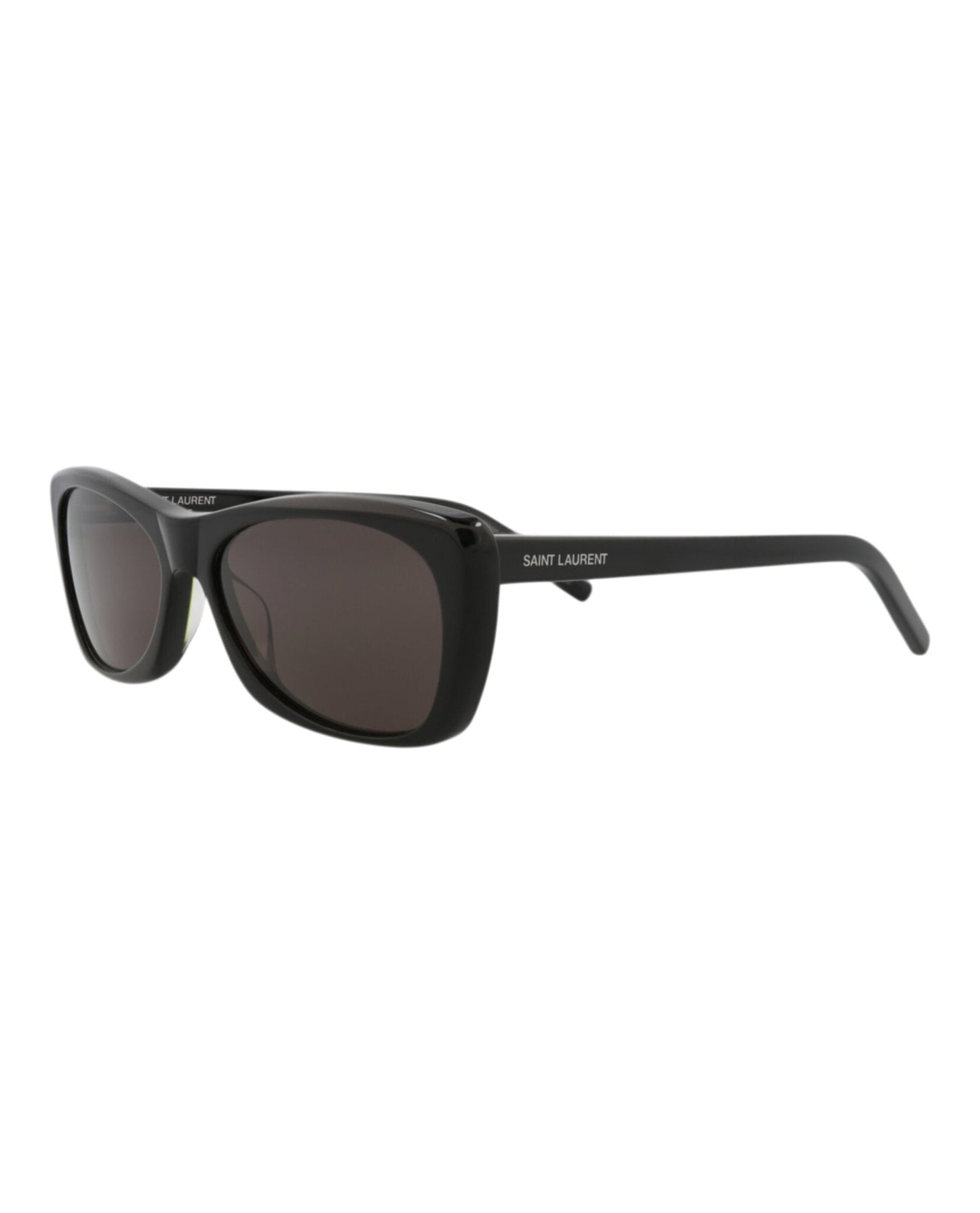 Saint Laurent Womens Cat Eye Black Black Black Fashion Designer Eyewear
