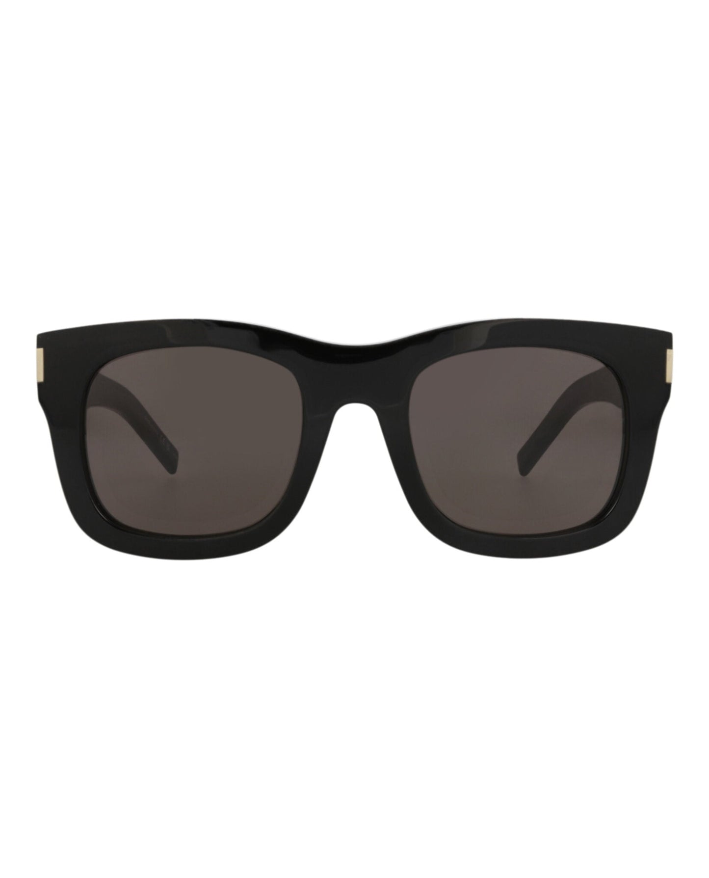 Saint Laurent Womens Square/Rectangle Black Black Black Fashion Designer Eyewear