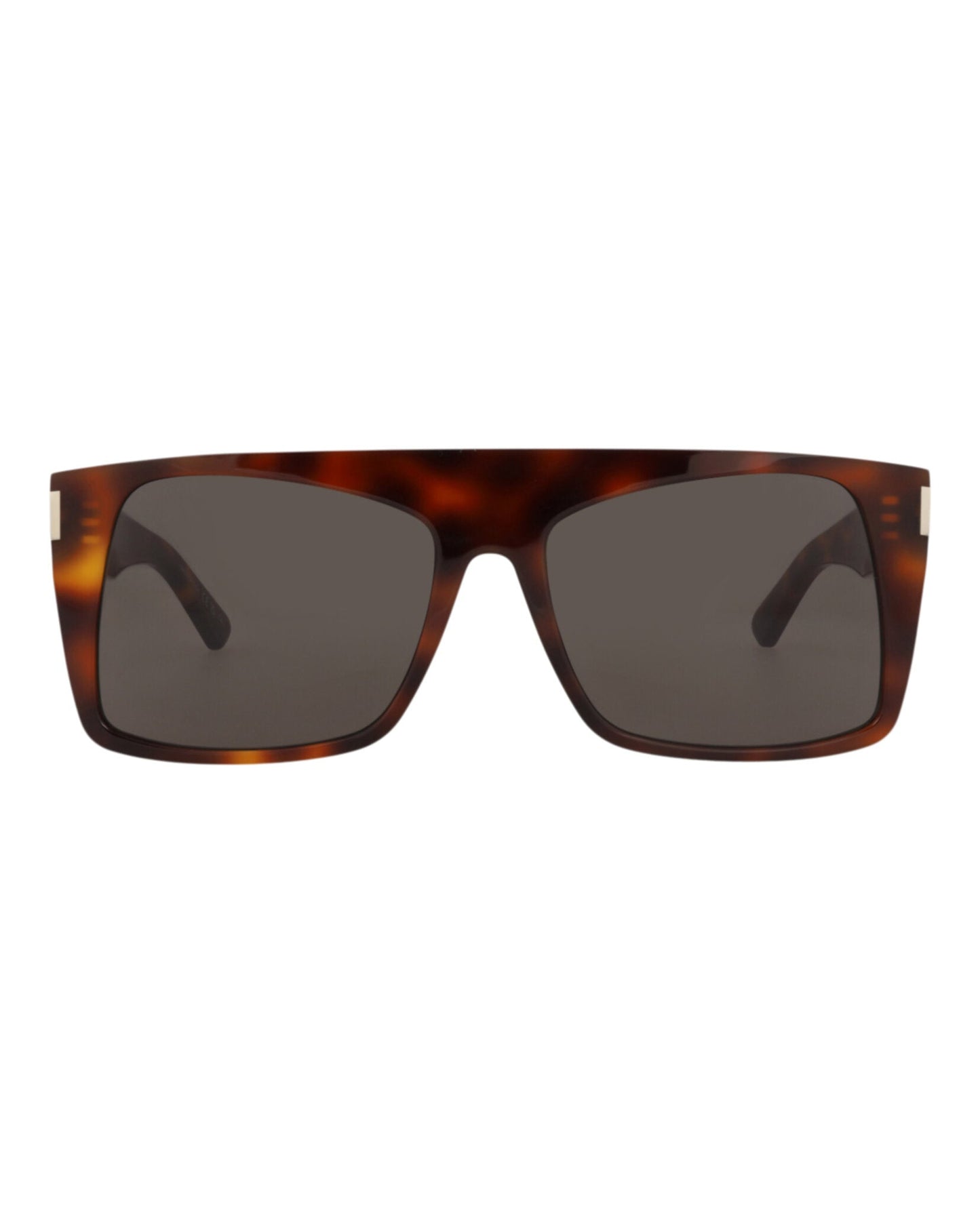 Saint Laurent Womens Square/Rectangle Havana Havana Black Fashion Designer Eyewear