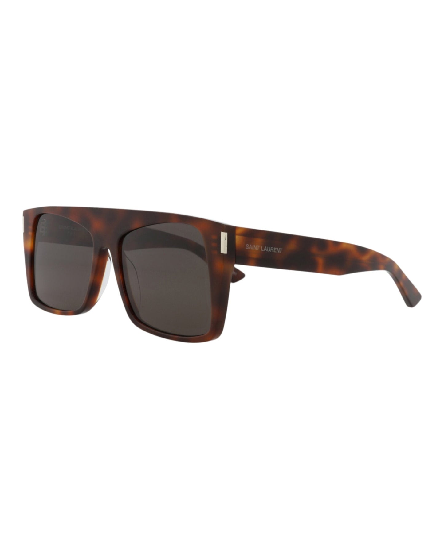 Saint Laurent Womens Square/Rectangle Havana Havana Black Fashion Designer Eyewear