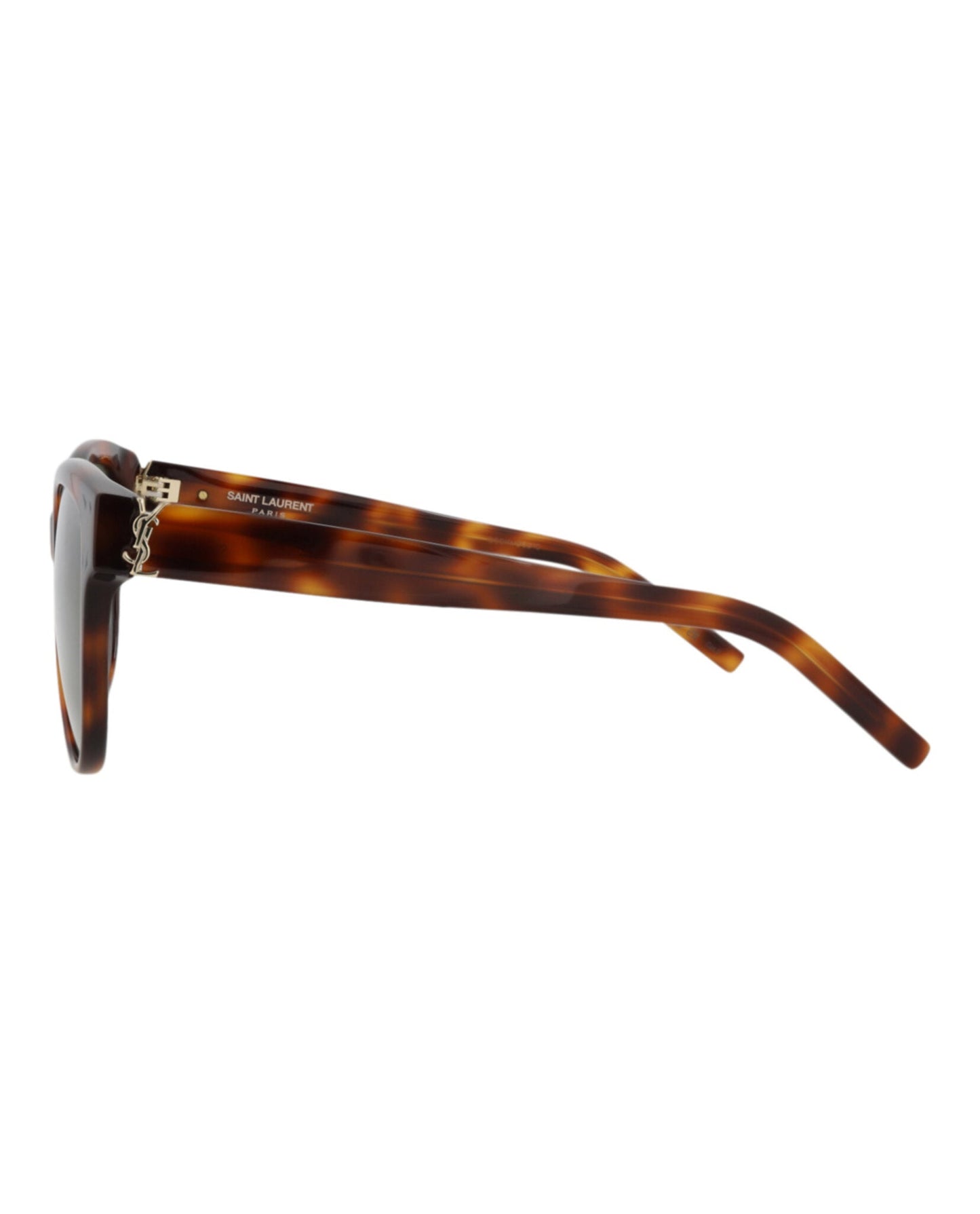 Saint Laurent Womens Round/Oval Havana Havana Green Fashion Designer Eyewear
